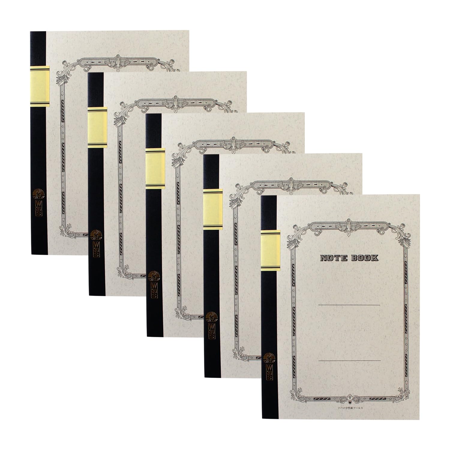 【⑤】　ノート Amazon | ツバメノート ノート B5 横罫 8mm×28行 30枚 W3001 5冊